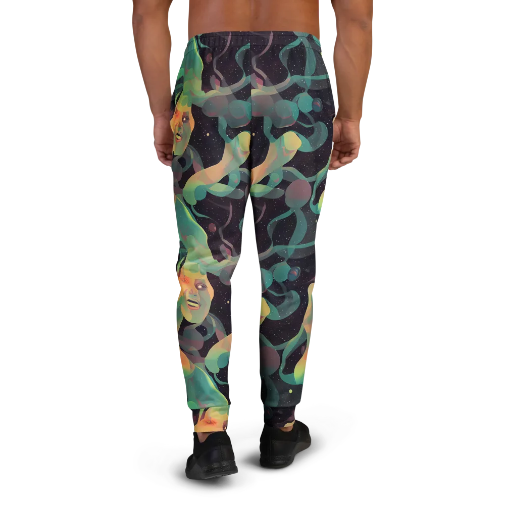 Astral Rhythms on Men's Joggers — Back