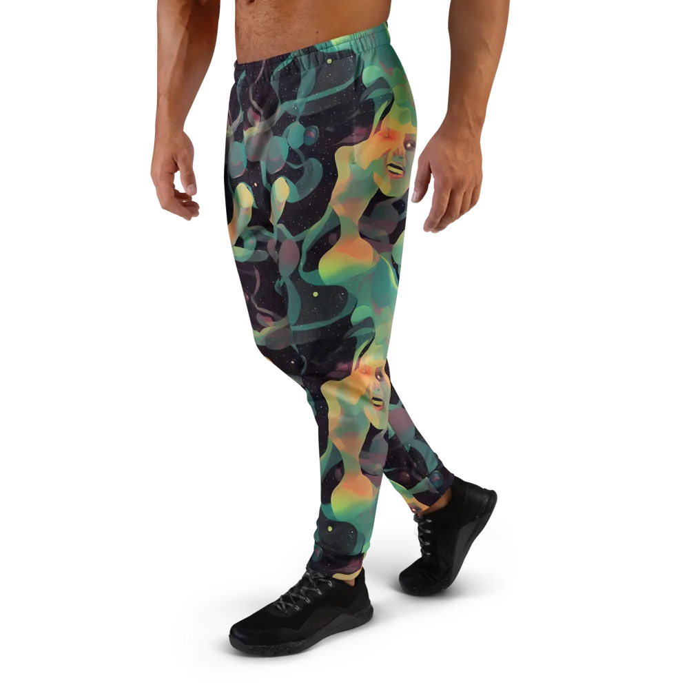 Astral Rhythms on Men's Joggers — Left