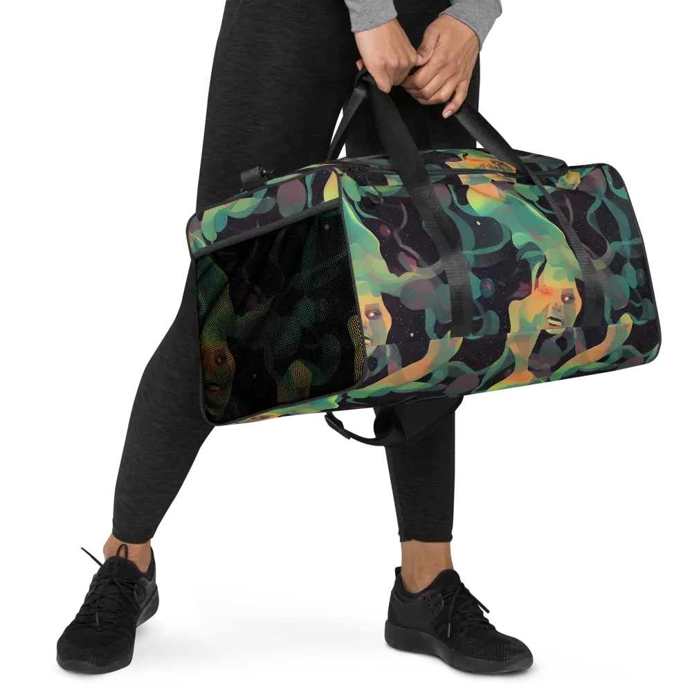 Astral Rhythms on Duffle Bag — Right Front