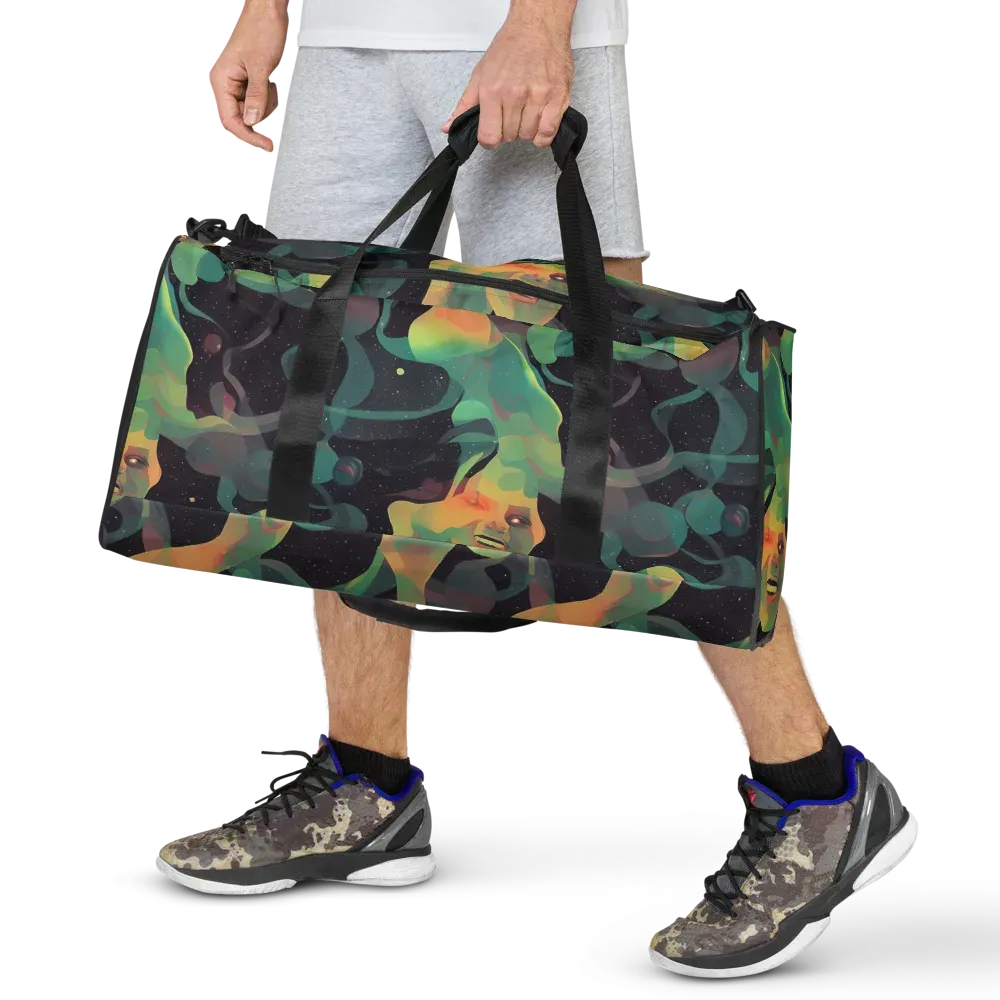 Astral Rhythms on Duffle Bag — Front