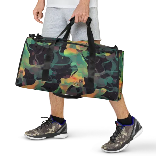 Astral Rhythms on a Duffle Bag