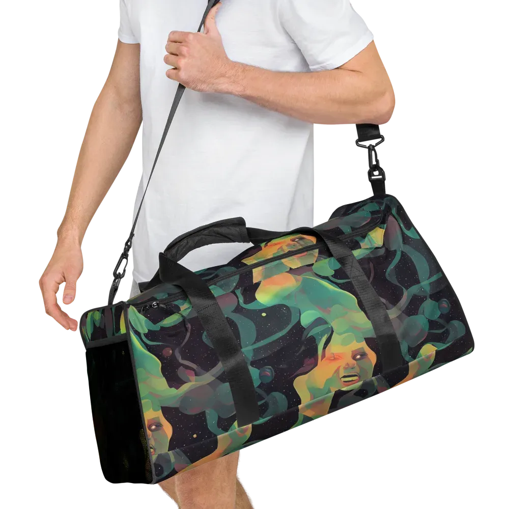 Astral Rhythms on Duffle Bag — Right Front