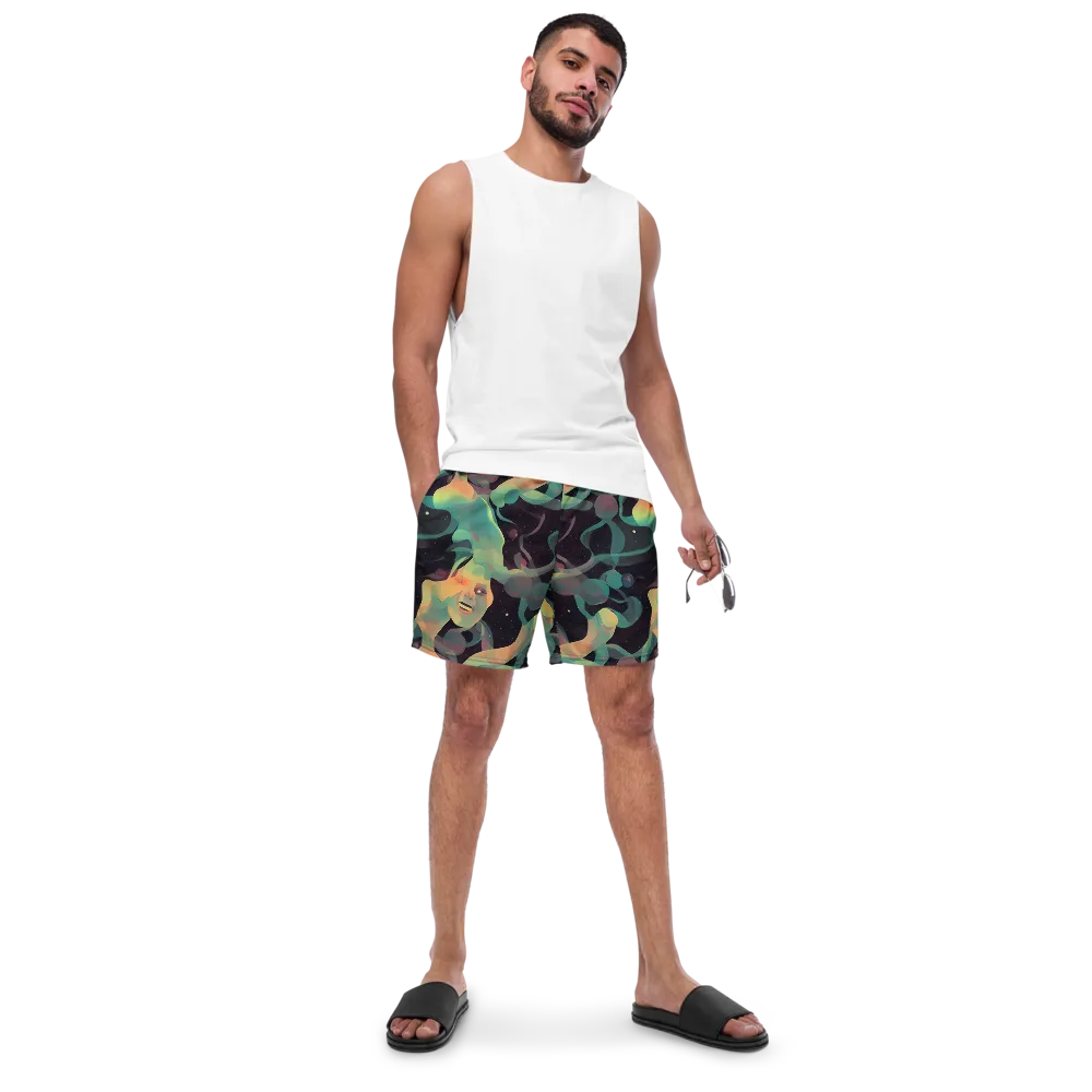 Astral Rhythms on Swim Trunks — Front