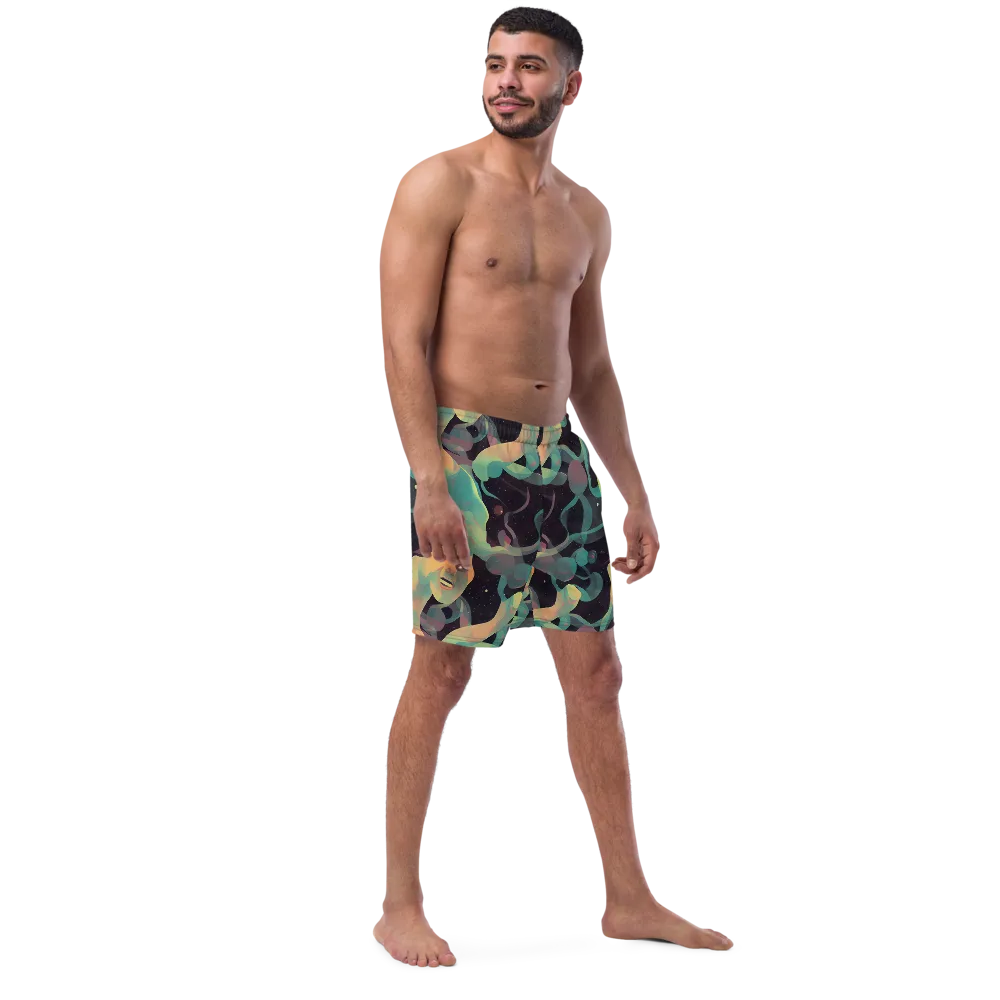 Astral Rhythms on Swim Trunks — Right Front