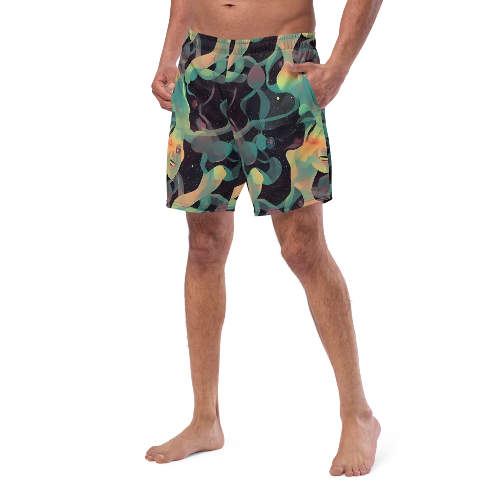 Astral Rhythms on Swim Trunks — Left Front