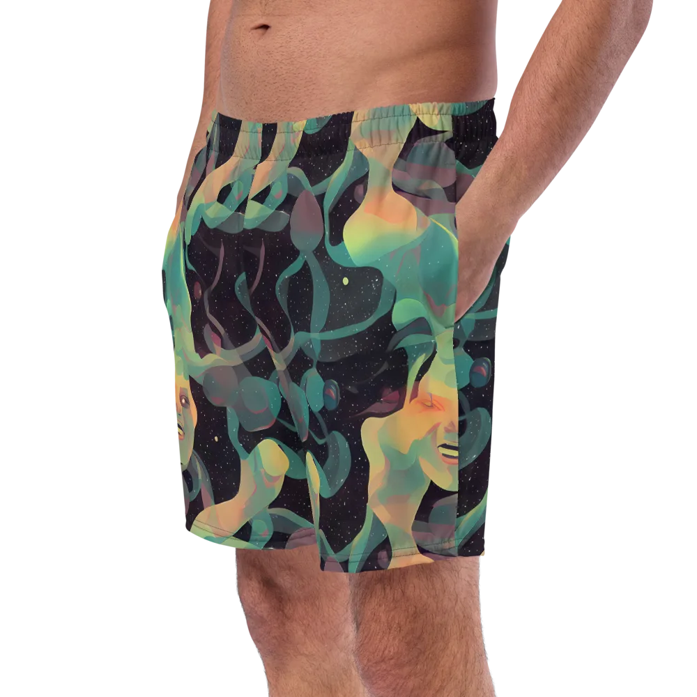 Astral Rhythms on Swim Trunks — Left Front