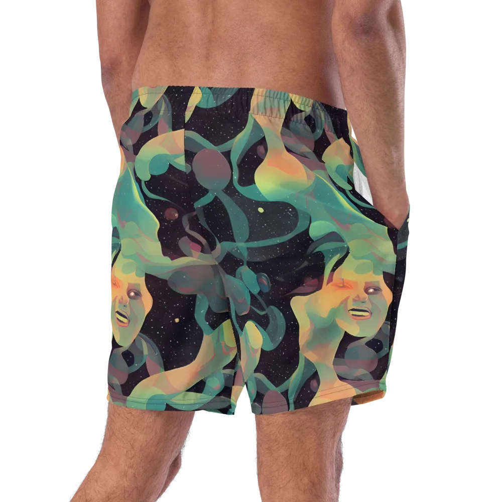 Astral Rhythms on Swim Trunks — Right Back