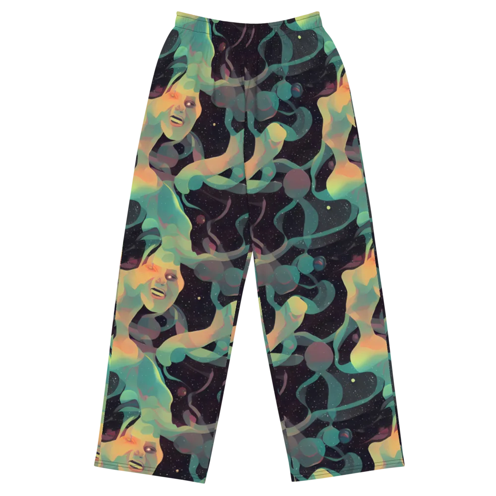 Astral Rhythms on Wide-Leg Pants — Front