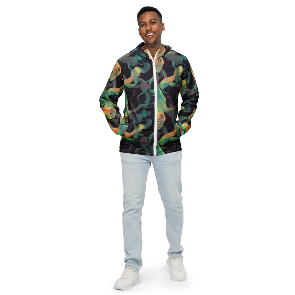 Astral Rhythms on Men's Windbreaker — Front
