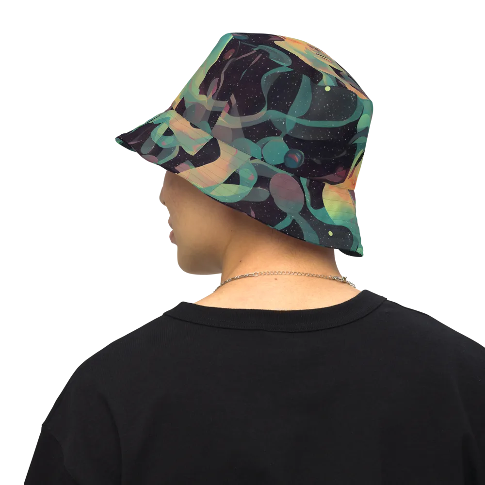 Astral Rhythms on Reversible Bucket Hat — Back Inside