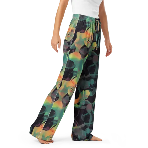 Astral Rhythms on a Women's Pajama Pants