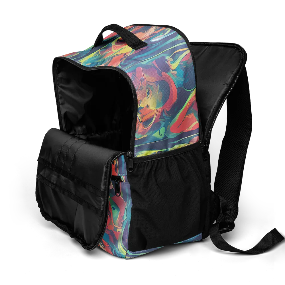 Neon Aurora on Utility Backpack — Product details 2