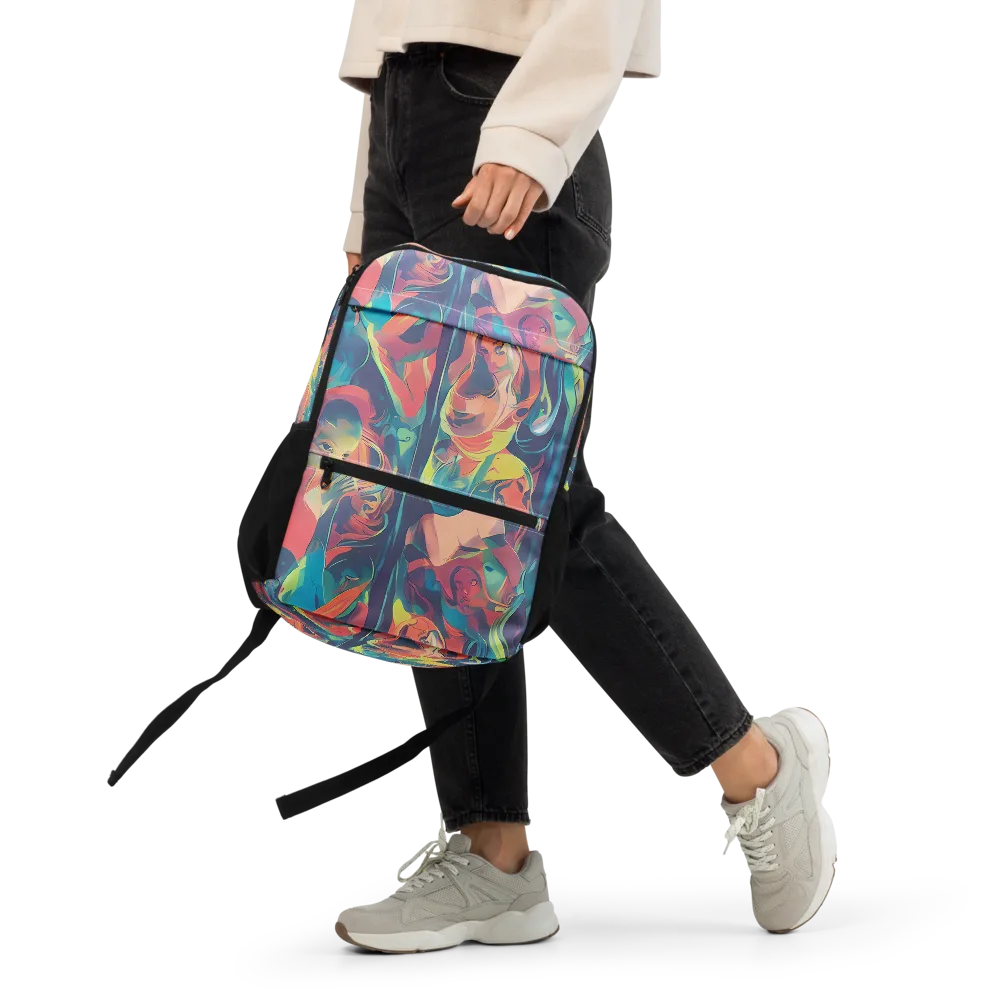 Neon Aurora on Utility Backpack — Front