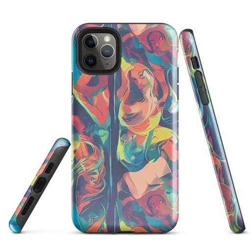 Neon Aurora on a Tough Case for iPhone®