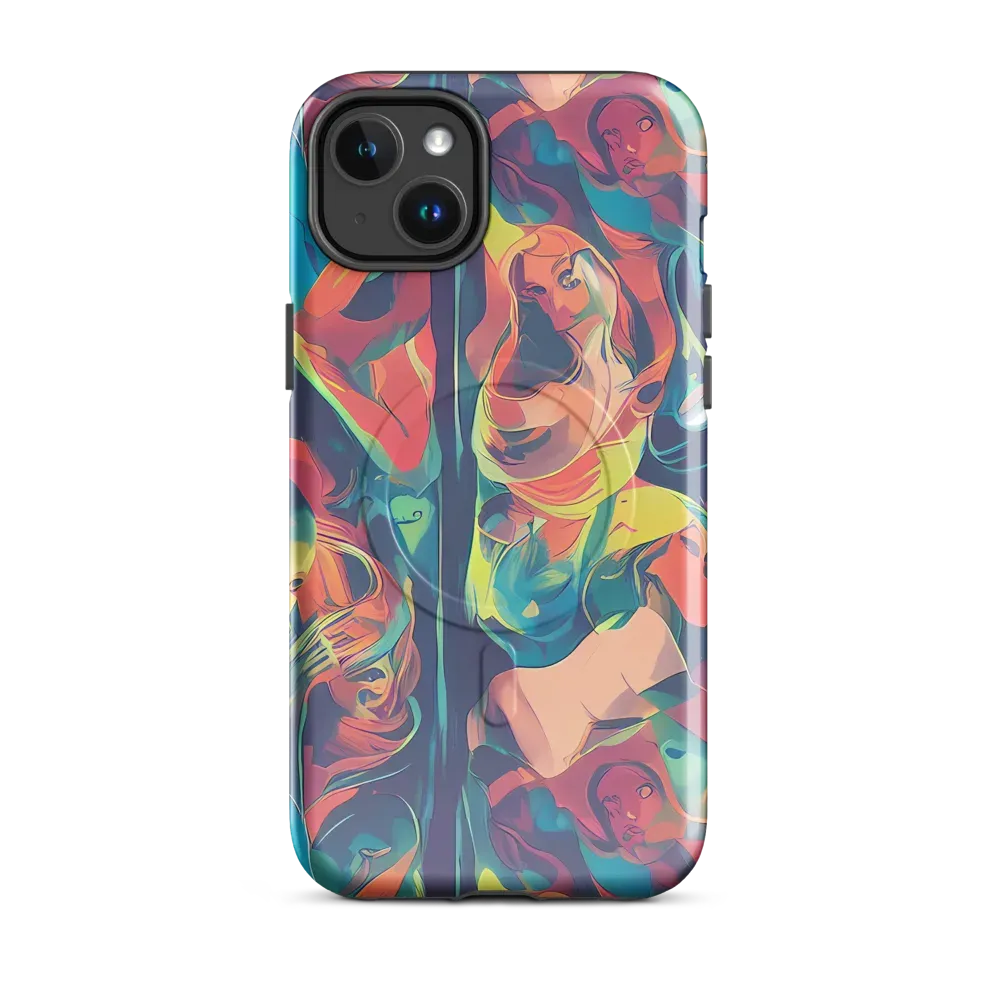 Neon Aurora on MagSafe Tough Case for iPhone® — Front