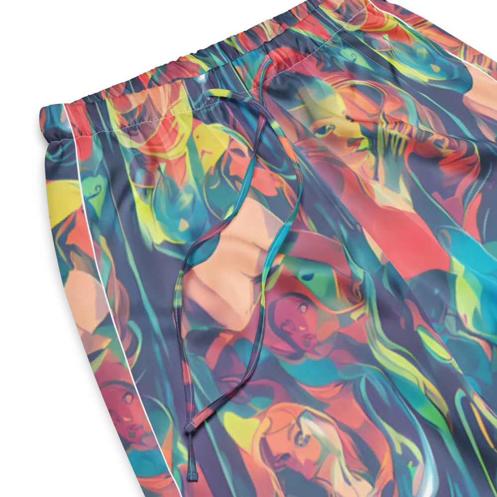 Neon Aurora on Women's Pajama Pants — Product details