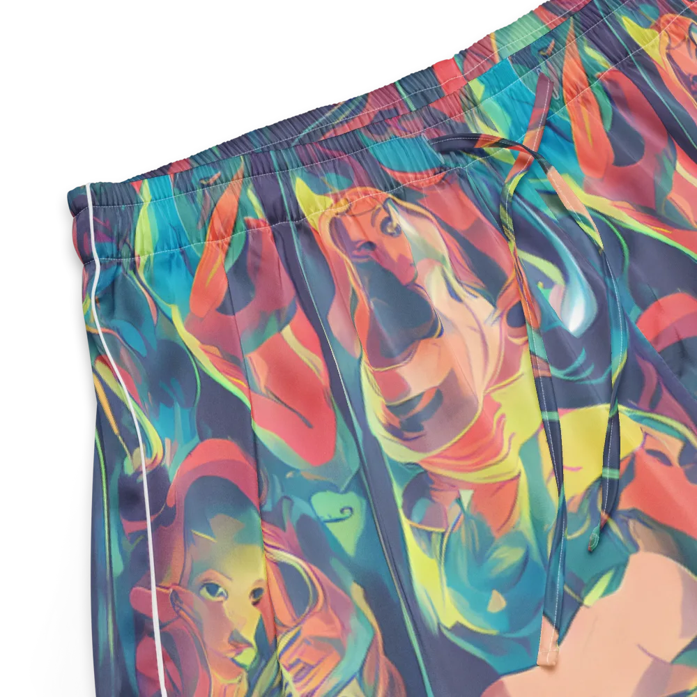 Neon Aurora on Women's Pajama Shorts — Product details