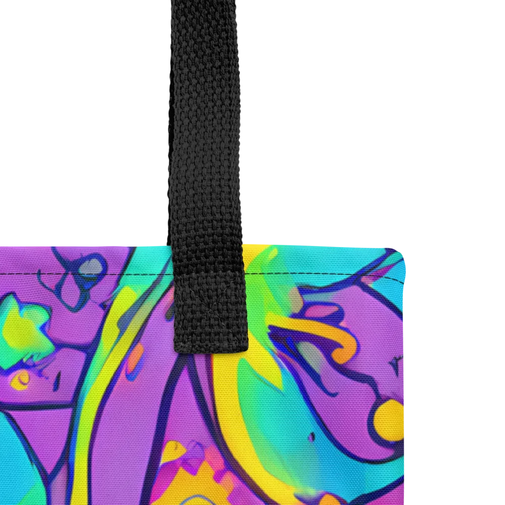 Neon Galaxy Whirl on Tote Bag — Product details