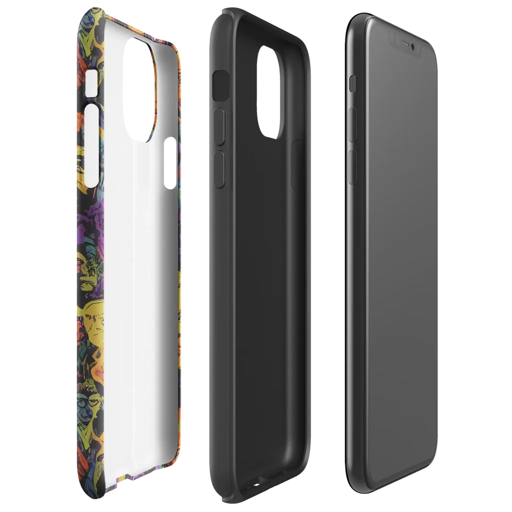 Kaleidoscopic Spirits on Tough Case for iPhone® — Right