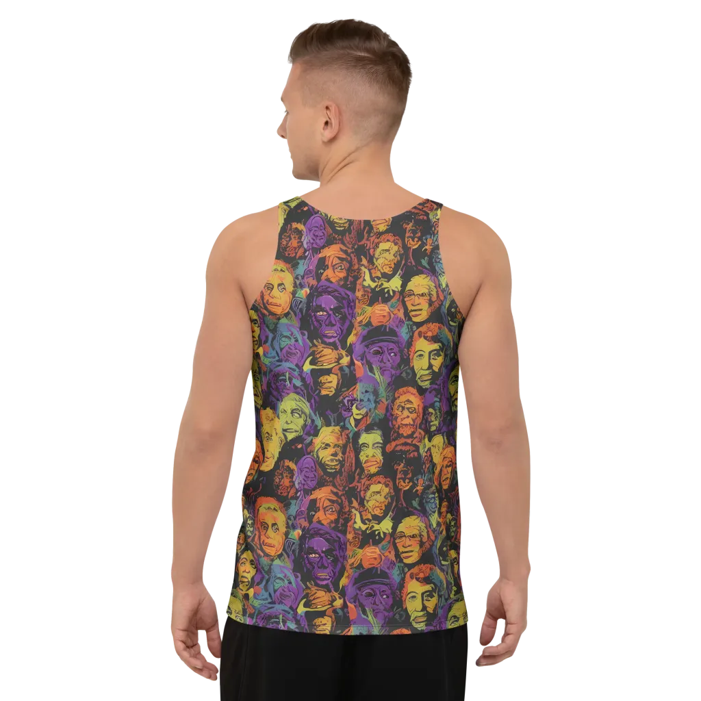 Kaleidoscopic Spirits on Men's Tank Top — Back