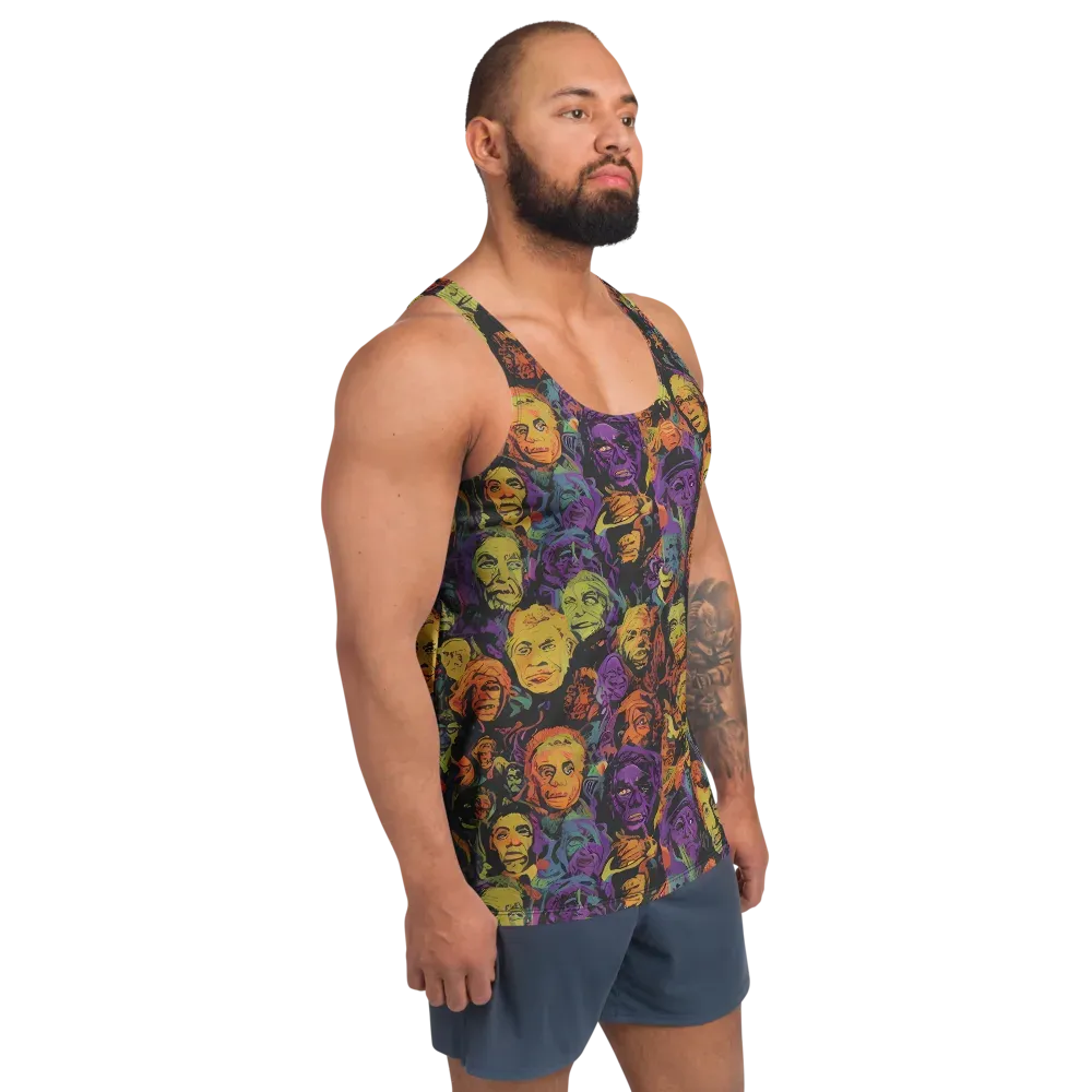 Kaleidoscopic Spirits on Men's Tank Top — Right Front
