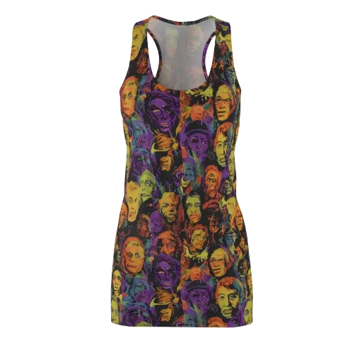 Kaleidoscopic Spirits on a Racerback Dress
