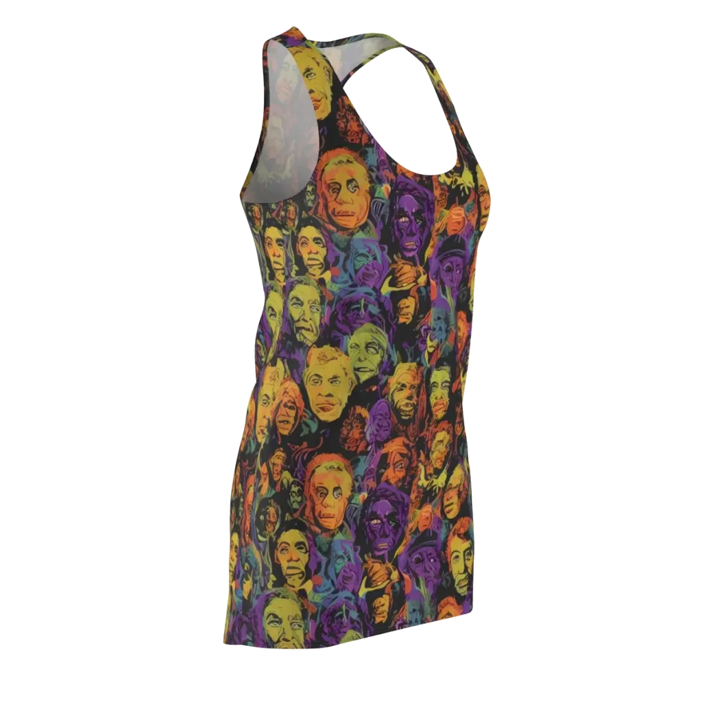 Kaleidoscopic Spirits on Racerback Dress — Front Side