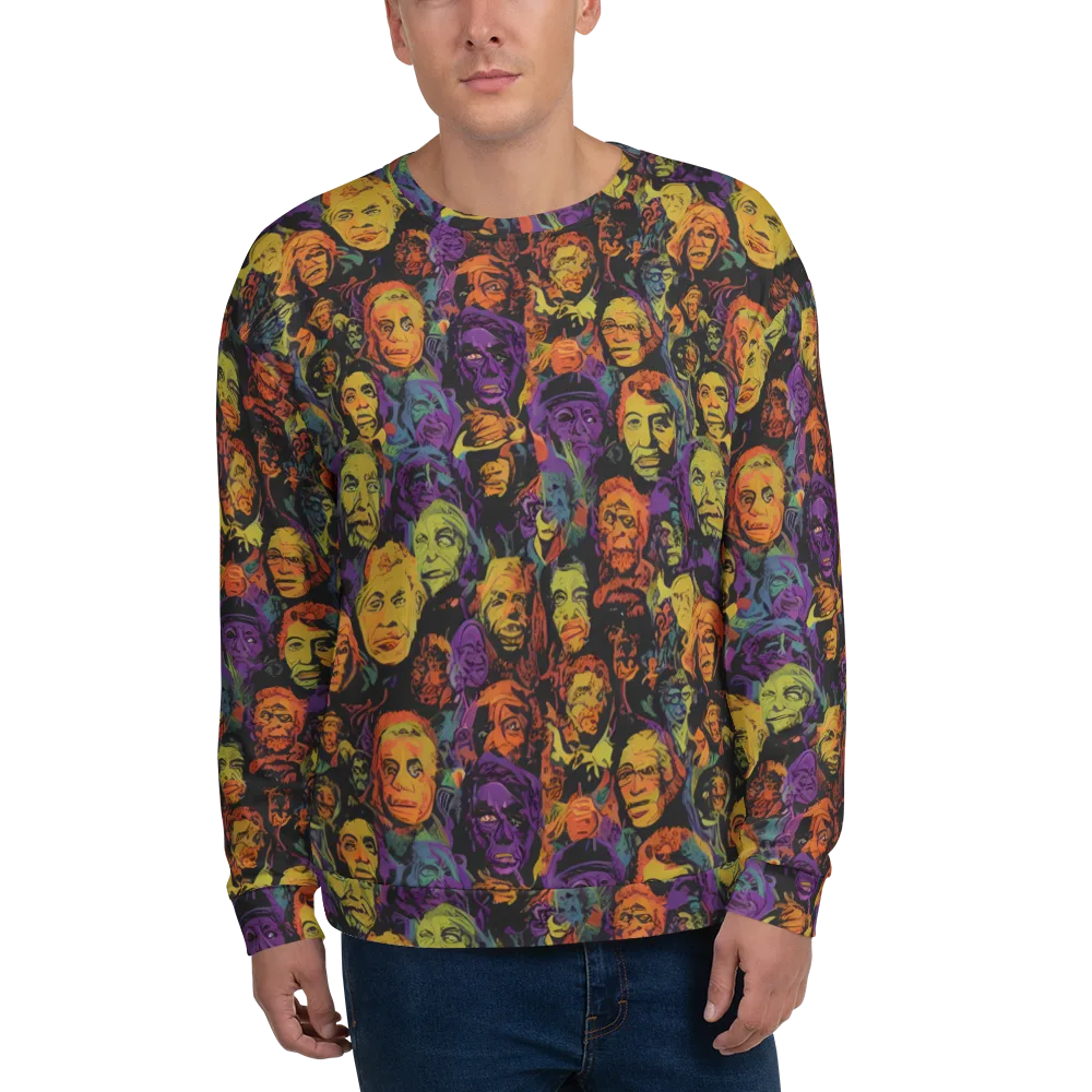 Kaleidoscopic Spirits on Sweatshirt — Front