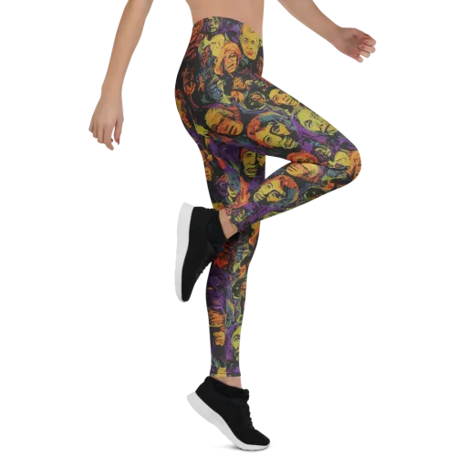 Kaleidoscopic Spirits on a Leggings