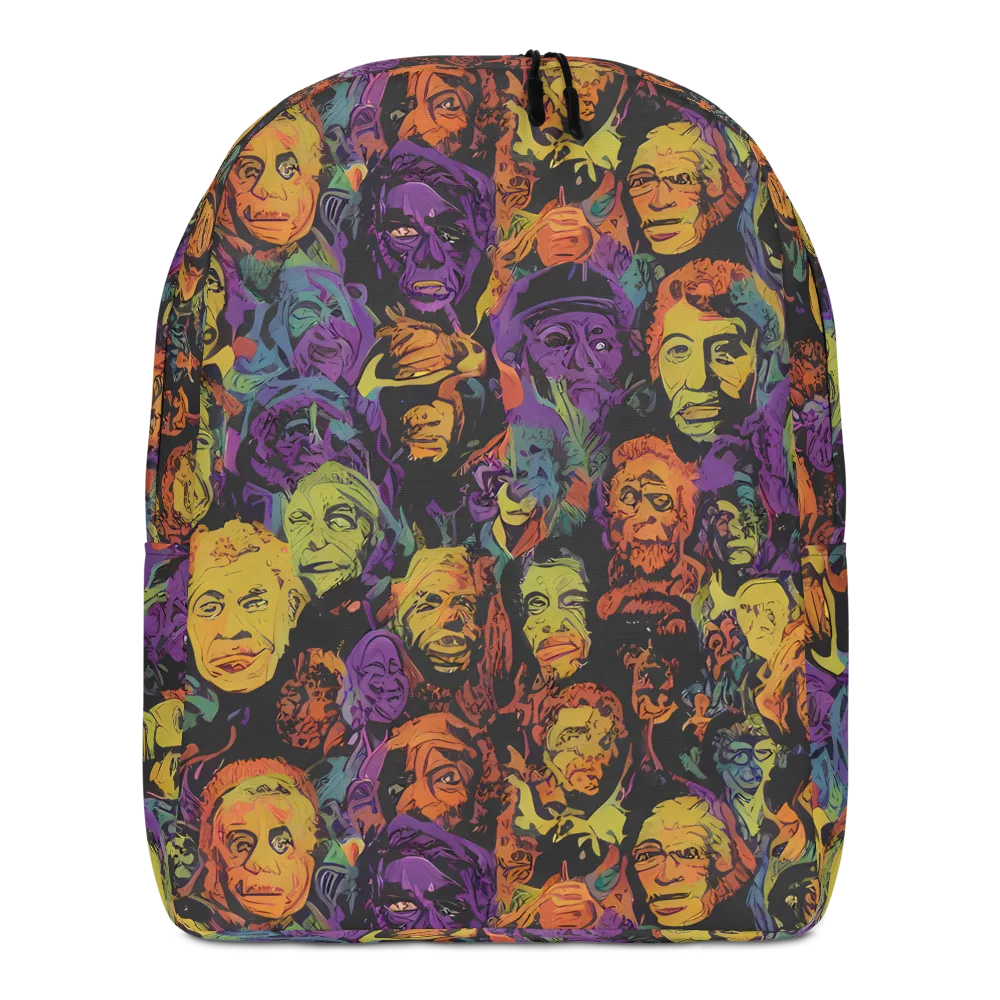 Kaleidoscopic Spirits on Minimalist Backpack — Front