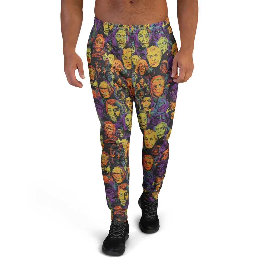 Kaleidoscopic Spirits on Men's Joggers — Front
