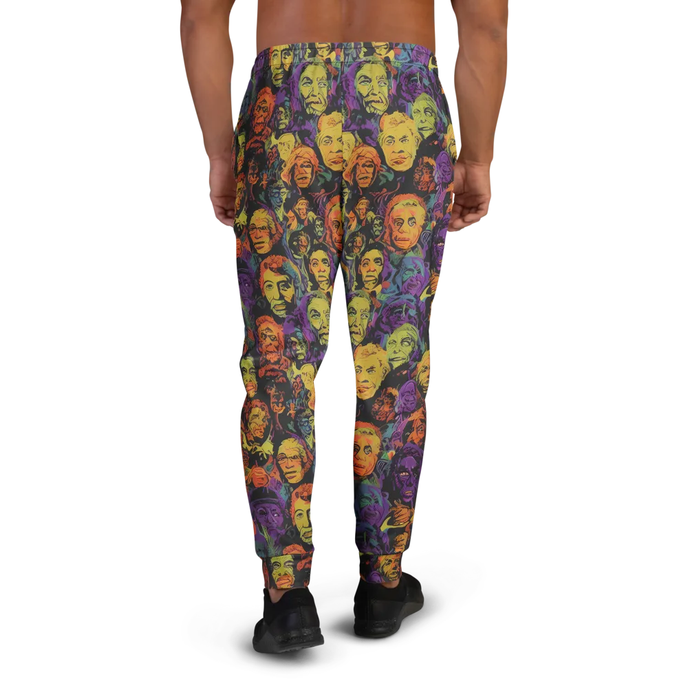 Kaleidoscopic Spirits on Men's Joggers — Back