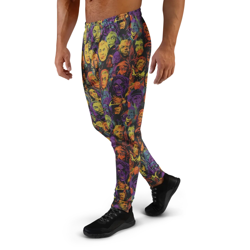 Kaleidoscopic Spirits on Men's Joggers — Left
