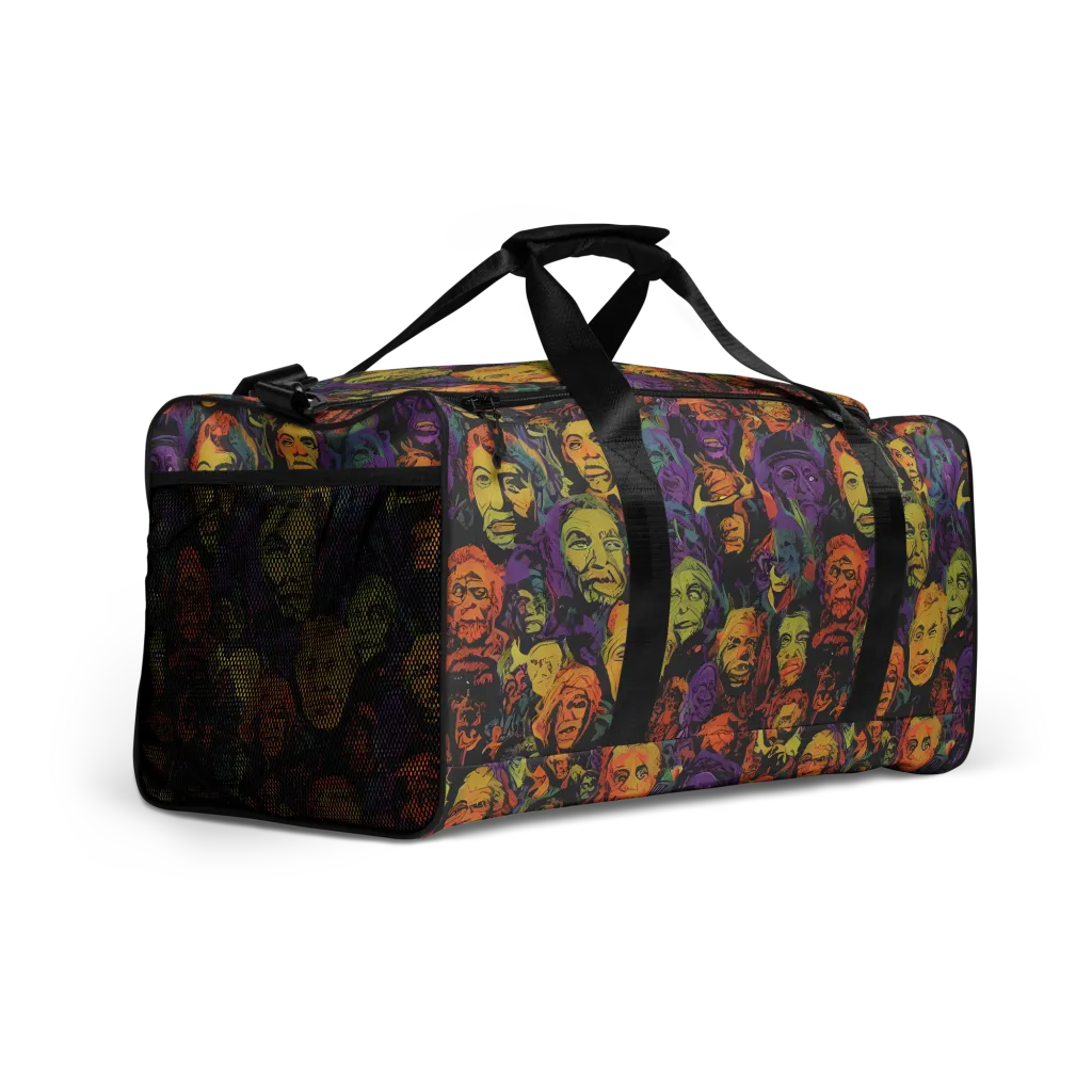 Kaleidoscopic Spirits on Duffle Bag — Right Front