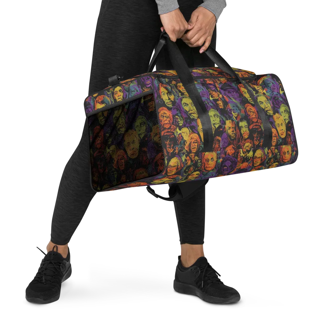Kaleidoscopic Spirits on Duffle Bag — Right Front
