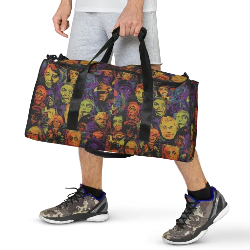 Kaleidoscopic Spirits on a Duffle Bag