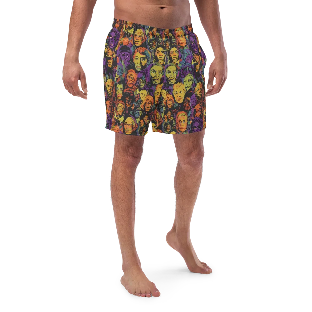 Kaleidoscopic Spirits on Swim Trunks — Front
