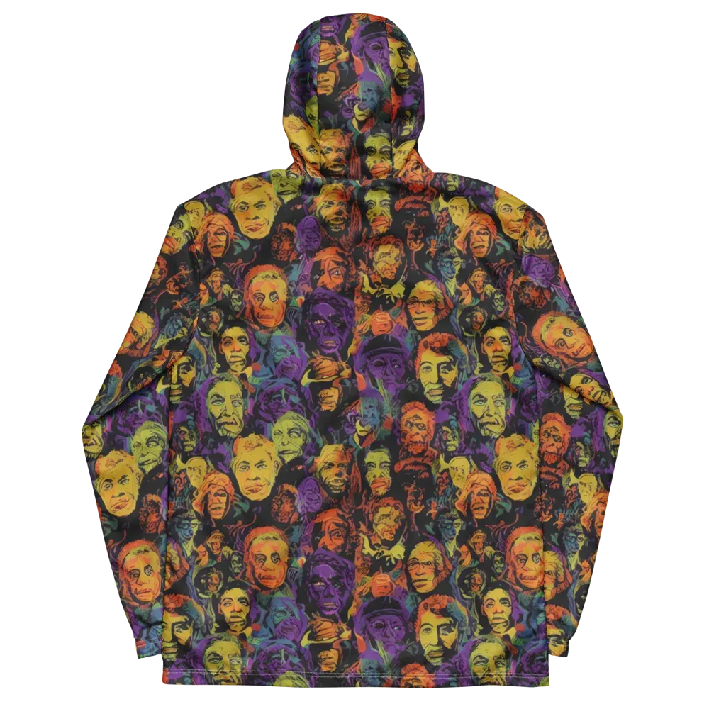 Kaleidoscopic Spirits on Men's Windbreaker — Back