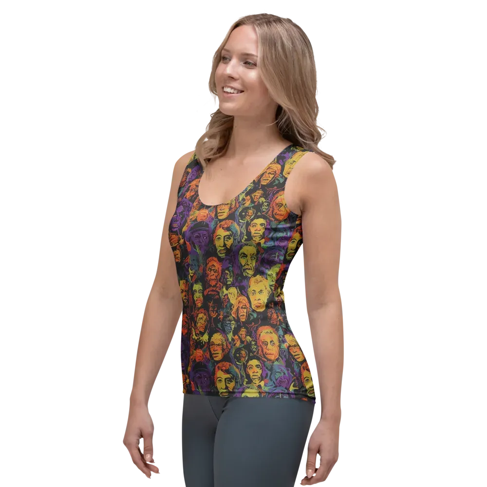 Kaleidoscopic Spirits on Women's Tank Top — Left Front