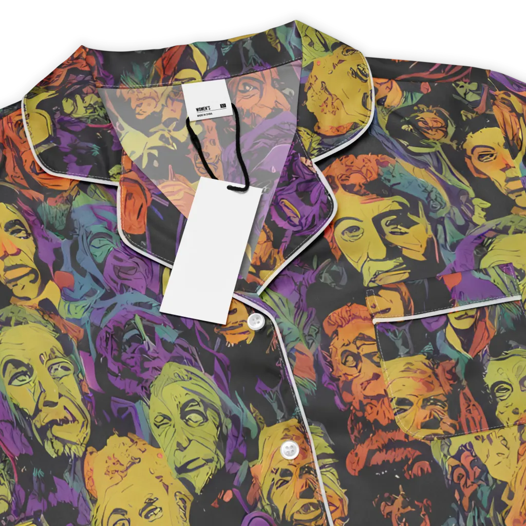 Kaleidoscopic Spirits on Women's Short Sleeve Pajama Top — Product details