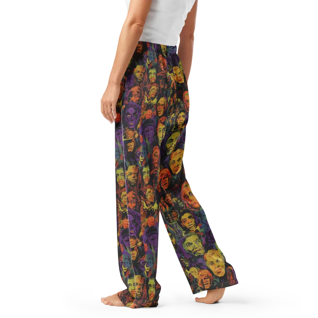 Kaleidoscopic Spirits on Women's Pajama Pants — Left