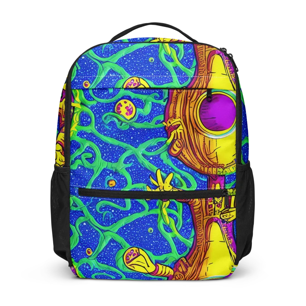 Sprawling Spectacle on Utility Backpack — Front