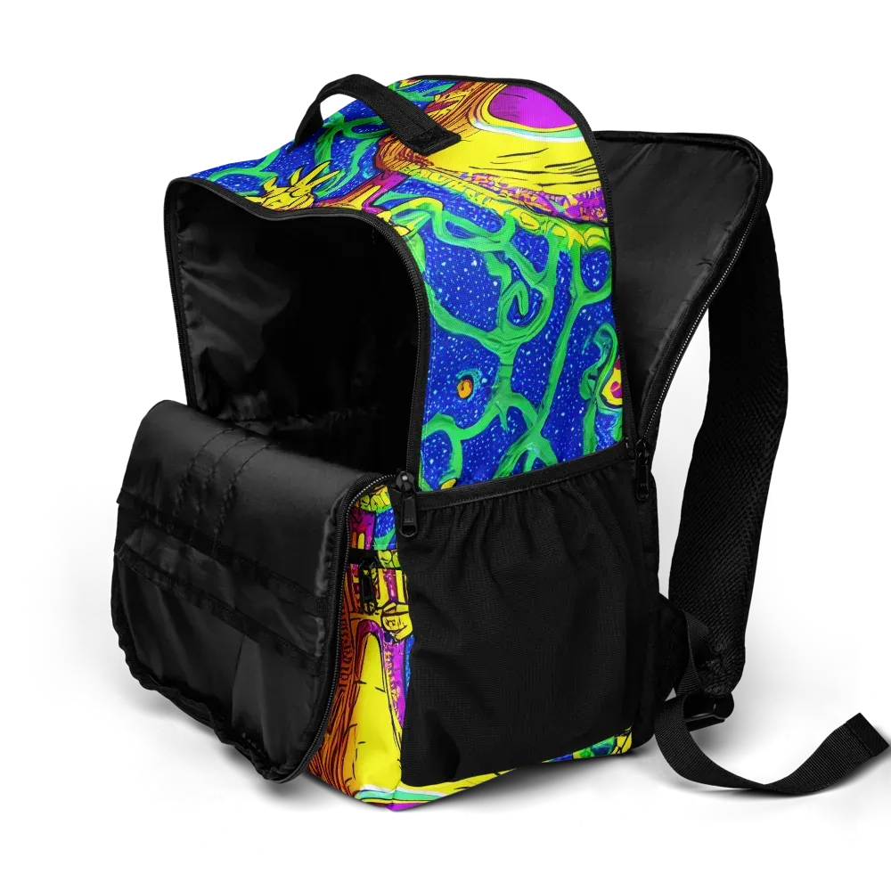 Sprawling Spectacle on Utility Backpack — Product details 2
