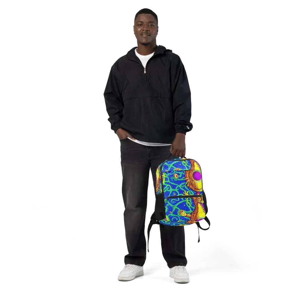 Sprawling Spectacle on Utility Backpack — Front