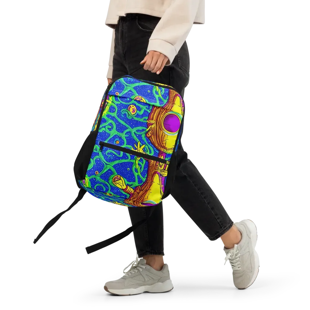 Sprawling Spectacle on Utility Backpack — Front
