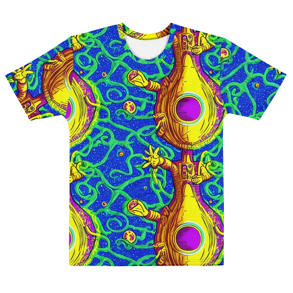 Sprawling Spectacle on Men's Crew Neck T-Shirt — Front