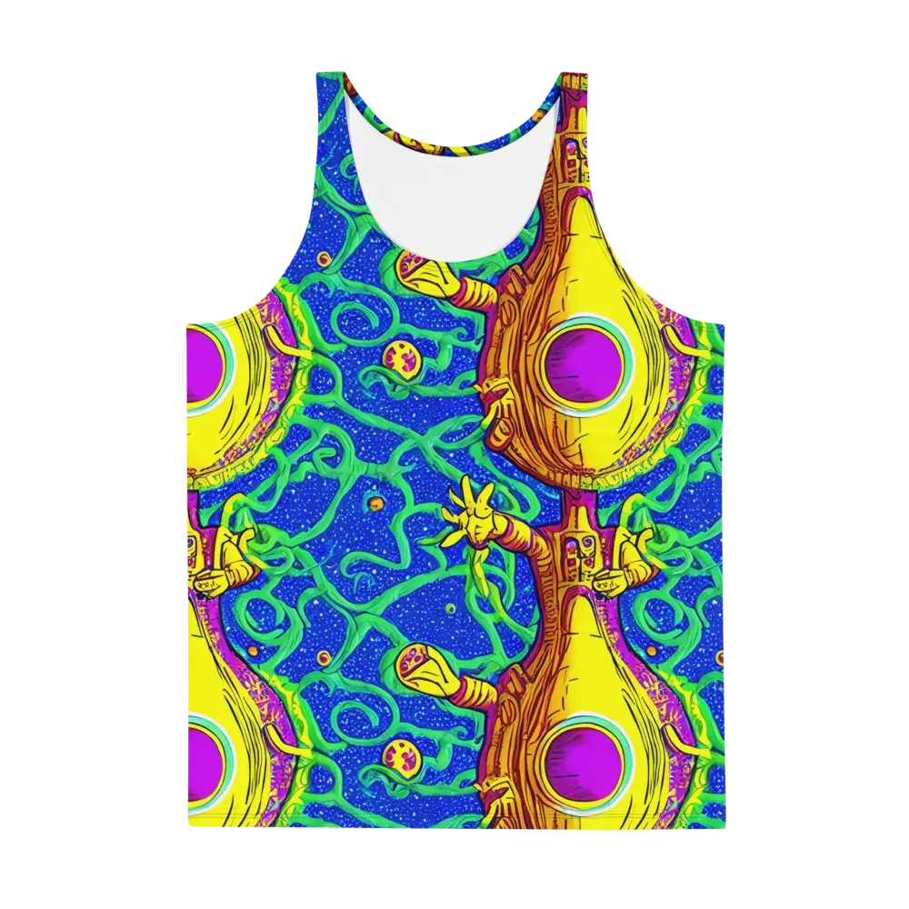 Sprawling Spectacle on Men's Tank Top — Front