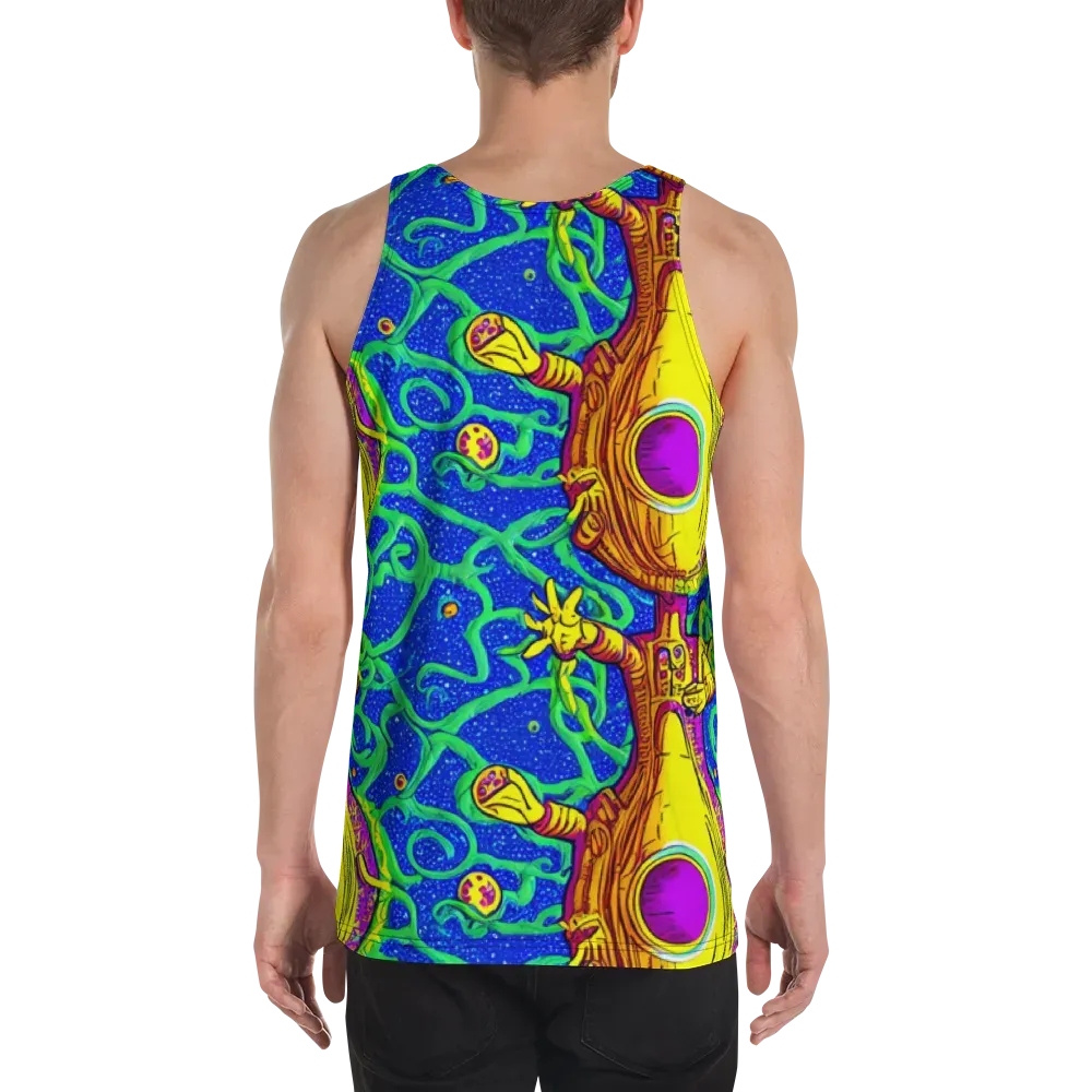 Sprawling Spectacle on Men's Tank Top — Back