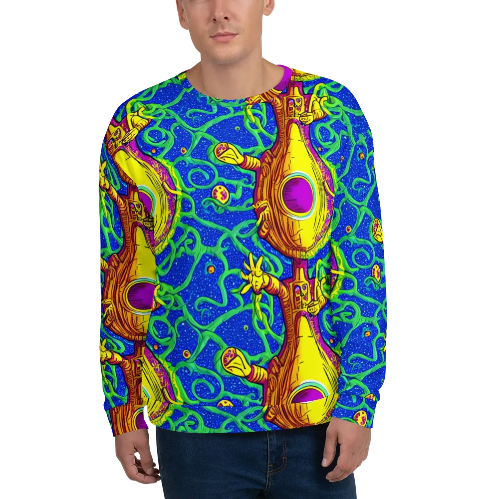 Sprawling Spectacle on Sweatshirt — Front
