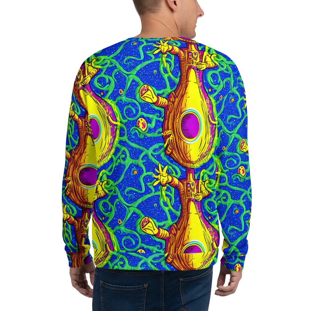 Sprawling Spectacle on Sweatshirt — Back